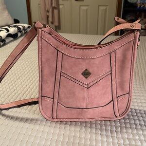 Stylish Pink Crossbody Bag by Rosetti